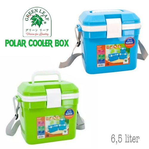 Green Leaf 5790 Polar Ice Cool Cooler Box 6,5 Liter Kotak Es Dgn Tali