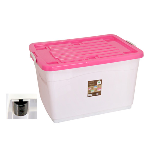 Green Leaf 7883 Container Box Dgn Roda 125 Liter Kotak Plastik Sierra