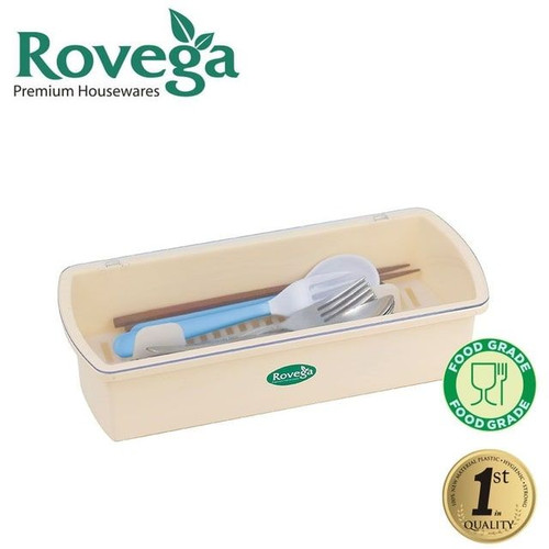 Rovega Spoony Kotak Tempat Sendok Garpu CHS-1018CR Cutlery Holder Box