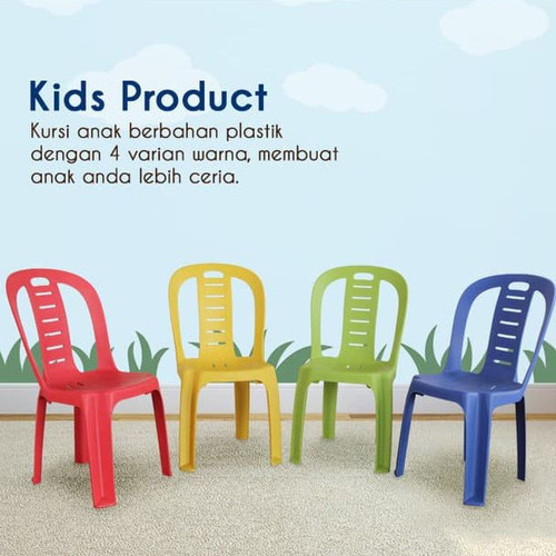 Olymplast OK 101 Bangku Anak Kursi Playgroup Plastik Children Chair