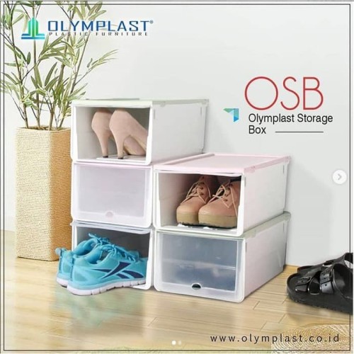 Olymplast OSB Storage Box Container Box Plastik Kotak Sepatu Sandal