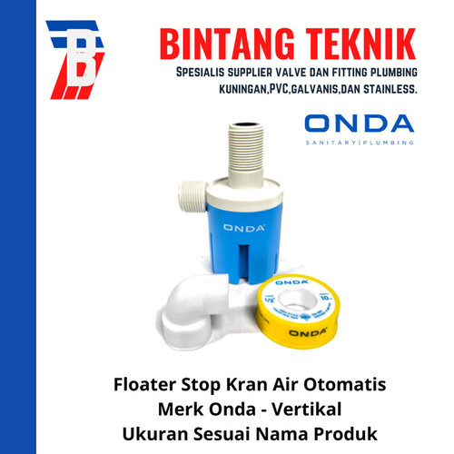 Pelampung Floater Kran Air Otomatis 3/4" Onda - Vertikal