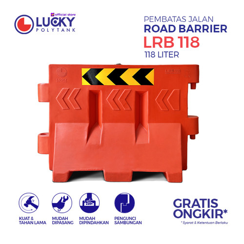 Pembatas Jalan Water Barrier / Road Barrier Lucky LRB 118