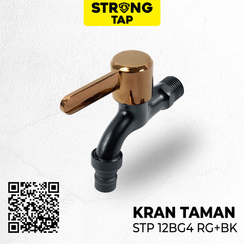 Keran air tembok kran tembok/kran taman Strong Tap 12BG4 RG+BK