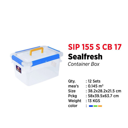 Shinpo 155 S CB17 Sealfresh Container Box Seal Kotak Kedap CB 17 Liter