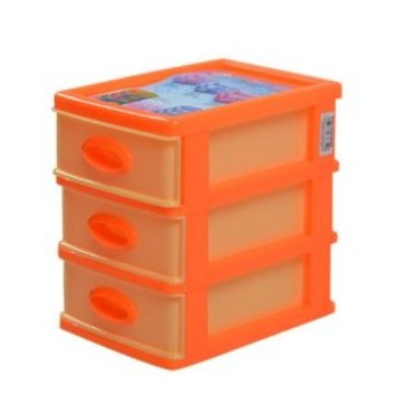 Shinpo 363-3 Mini Container Susun 3 Laci Drawer Cabinet