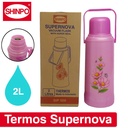 Shinpo 509 Thermos Air Tahan Panas Termos 2 Ltr Vacuum Flask Supernova