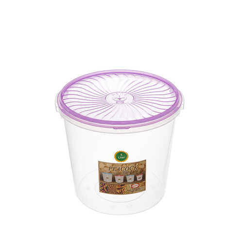 Shinpo 605 Sealware 5 Liter Toples Kerupuk / Krupuk Peacock Plastik