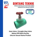 Stop Kran Valve PPR 1/2" inch (20 mm) Rucika