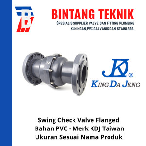 Swing Check Valve / Kleb Tabok 2 1/2" inch KDJ Taiwan Flange