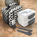 Technoplast Monochrome Soft Lunch Kit Kotak Bekal Makan Lunch Box Set