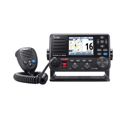 Icom IC-M510 Class-D DSC VHF Marine Radio Support Wifi WLAN Rig Kapal