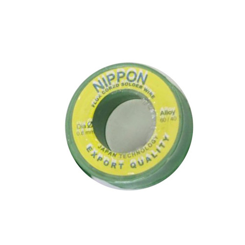 Nippon Timah Solder 10m 0.8mm Gulungan Soder 10 m Meter Nipon Tima