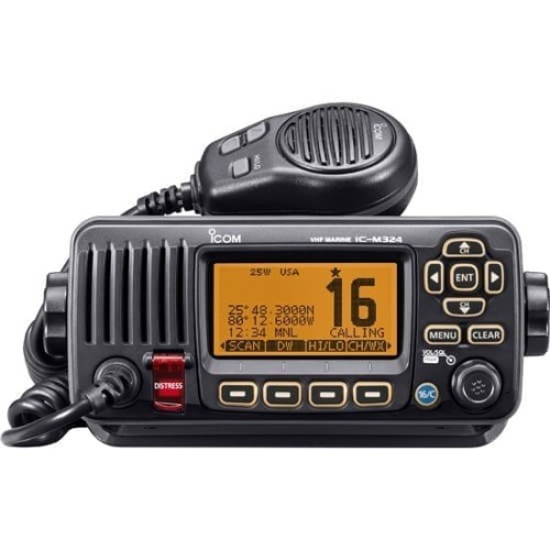 Icom IC-M324 Rig VHF Marine Ori Baru Garansi Class D DSC IPX7 ICM324