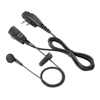 Icom HM-166LA Earphone Ori IC-V80 IC-V86 Earmic Handsfree HT HM166LA