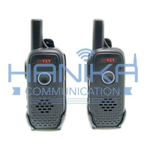 Sepasang VEV V1 Mini Walkie Talkie Ori Garansi UHF 400-470M 2W Kecil