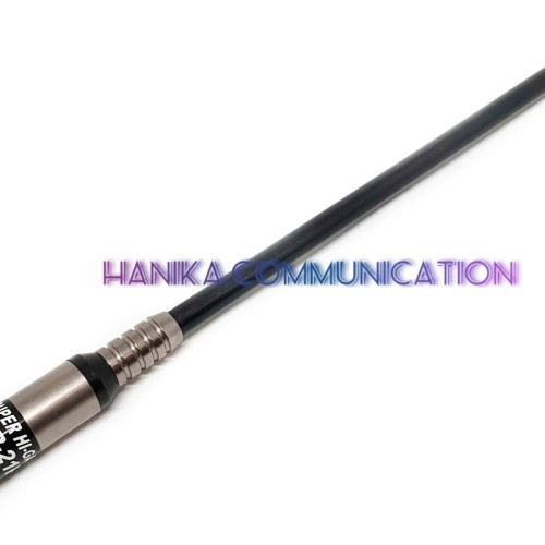 D Antenna GNR-21P Antena HT VHF BNC Male Icom V80 DJ-196 hitam GNR21