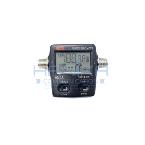 Nissei RS-50 Digital SWR Watt Meter VHF UHF Portable Radio Rig HT RS50