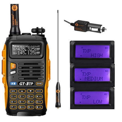 Baofeng GT-3TP HT Dual Band 8 Watt Baru GT3TP GT3 Walkie Talkie