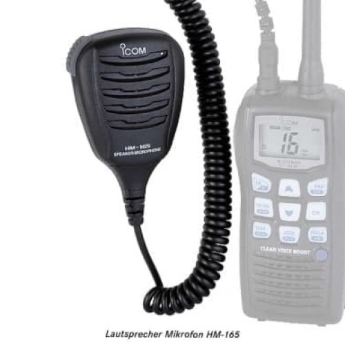 Icom HM-165 Hand Mic Ori Baru HT IC-M36 IC-M34 IC-M25 Waterproof HM165