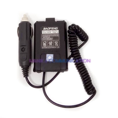 Adaptor Charger Mobil HT Baofeng UV-5R UV5 Verxion Eliminator Adapter