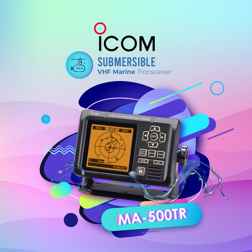 Icom MA-500TR Class B AIS Transponder + MXG-5000 GPS Receiver Marine