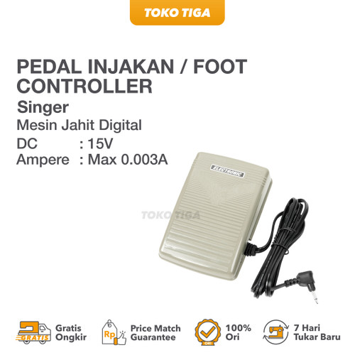 Pedal / Foot Controller Mesin Jahit Portable Digital SINGER