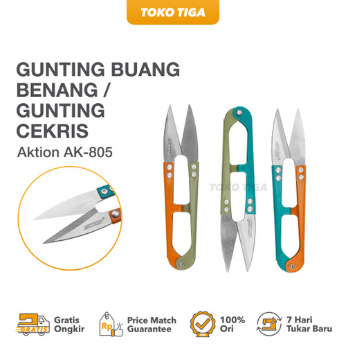 Thread Cutter / Gunting Buang Benang / Gunting Cekris AKTION (AK-805)