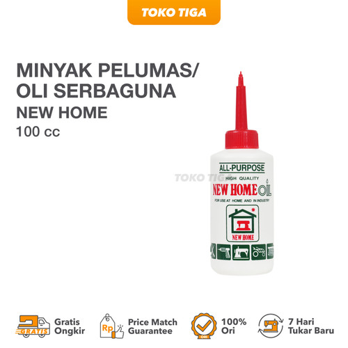 Minyak Pelumas Serbaguna Oli Mesin Jahit NEW HOME isi 100cc