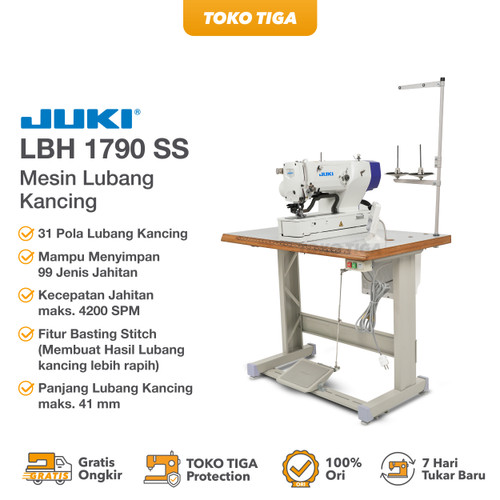 Mesin Lubang Kancing JUKI LBH-1790SS / LBH 1790 SS (Computerised)