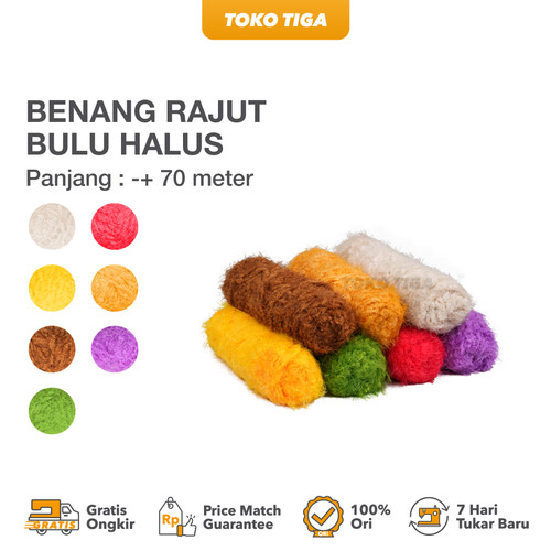 Benang Rajut Bulu Halus / Cashmere Plush Yarns / Mohair Yarns (BBL2)