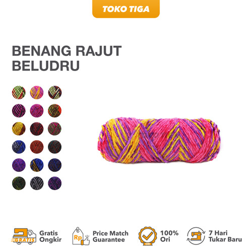 Benang Rajut Bludru / Beludru / Velvet Yarns - 2 (VLP1)