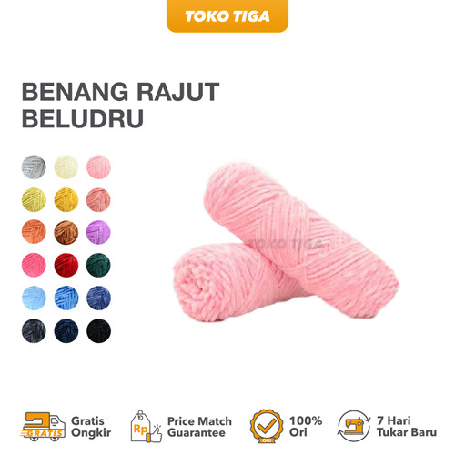 Benang Rajut Bludru / Beludru / Velvet Yarns - 1 (VLP1)