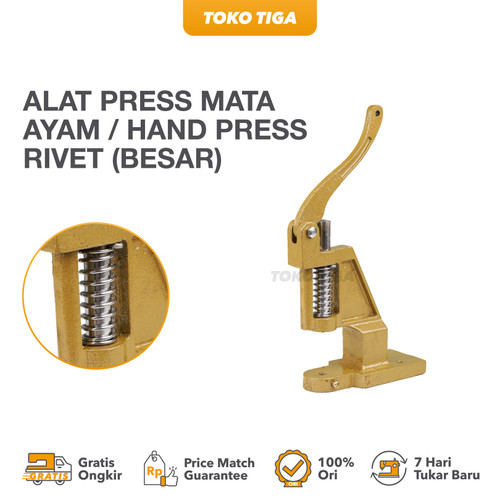 Alat Press Mata Ayam / Hand Press Rivet (Besar)