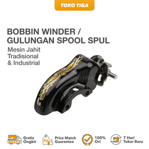 Bobbin Winder / Gulungan Spool Spul Mesin Jahit Tradisional (114)