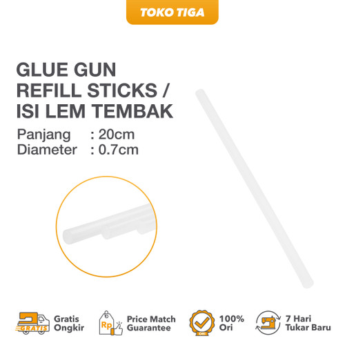 Glue Gun Refill Sticks / Isi Lem Tembak 20 cm