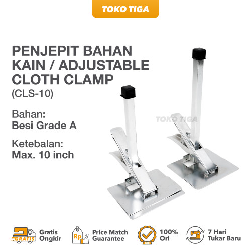 Penjepit Bahan Kain / Adjustable Cloth Clamp (CLS-10)