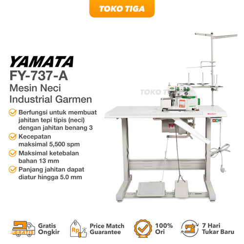 Mesin Neci YAMATA FY737A / FY 737A - Neci 3 Benang Roll Som Industrial