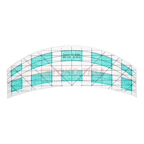 Freemo Arc Ruler Template / Penggaris Quilting Multifungsi (KG-4700)