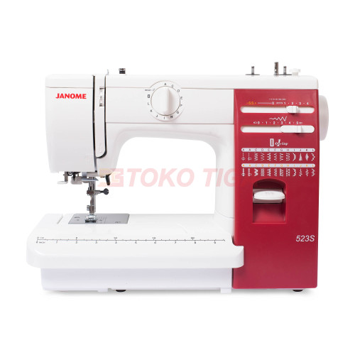 Mesin Jahit JANOME 523S / 523-S (Portable Body Full Besi)