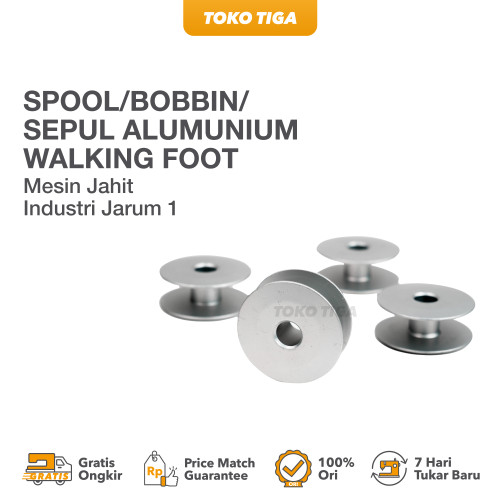 Spool/Bobbin/Sepul Alumunium Mesin Jahit Industri Jarum 1 Walking Foot