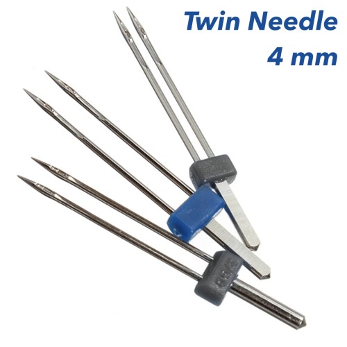 Jual Jarum Double / Dobel / Kembar / Twin Needle Mesin Jahit 4 mm