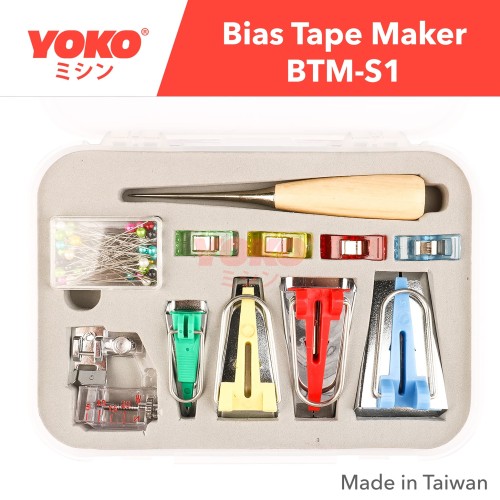 Bias Tape Maker Set CY-BTM-S1 / Alat Pembuat Bisban