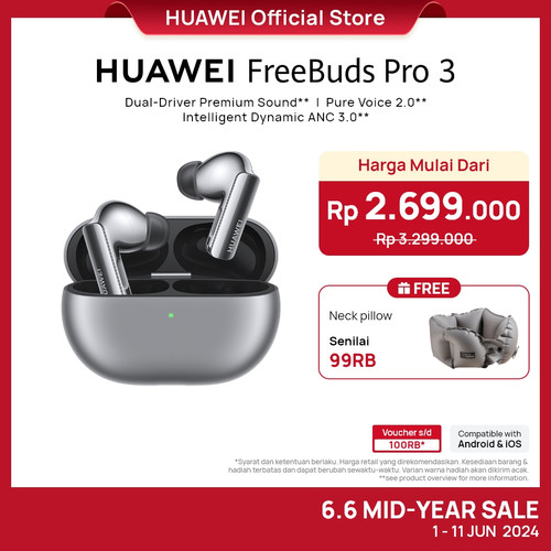 HUAWEI FreeBuds Pro 3 Wireless Earphone | Intelligent Dynamic ANC 3.0