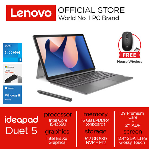 Lenovo IdeaPad Duet 5 12IRU8 Core i5-1335U 16GB 512GB W11 OHS