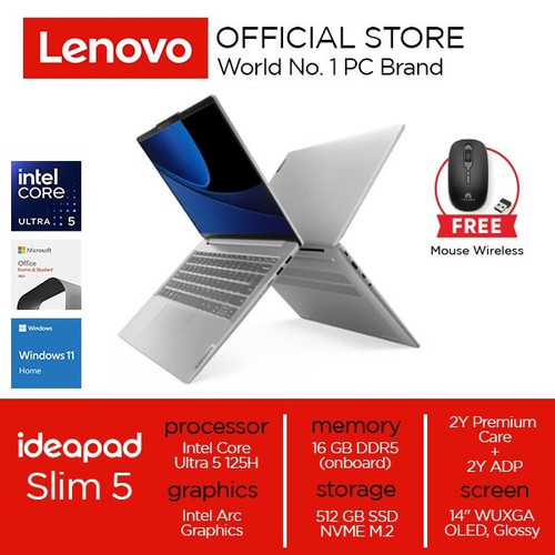 Lenovo IdeaPad Slim 5 14IMH9 Core Ultra 5 125H 16GB 512GB W11 OHS OLED