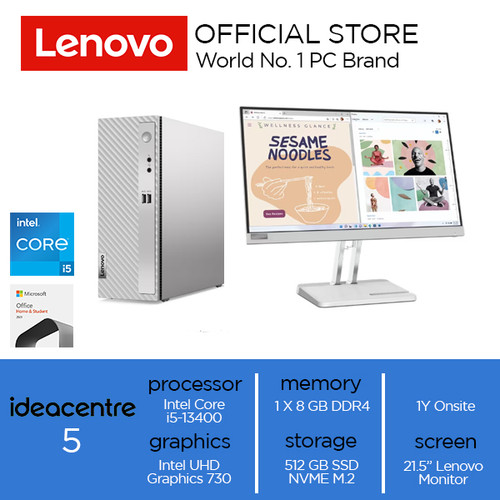 Lenovo IdeaCentre 5 14IRB8 Core i5-13400 8GB 512GB W11 OHS