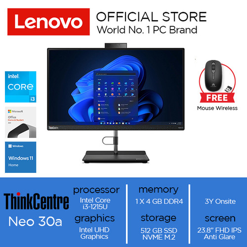 Lenovo ThinkCentre neo 30a 24 Core i3-1215U 4GB 512GB