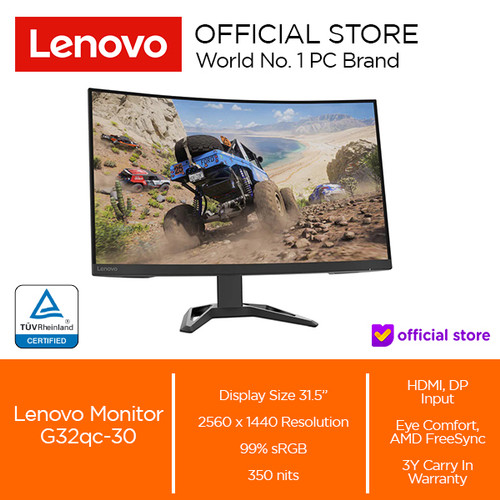 Lenovo Monitor G32qc-30 VA 31.5"