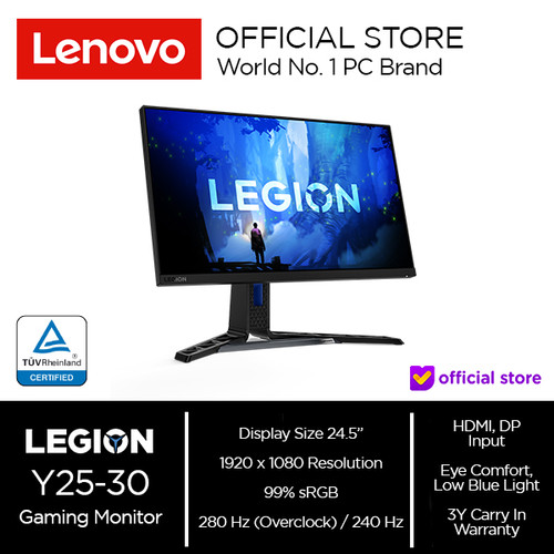 Lenovo Legion Y25-30 IPS 99% sRGB 280 Hz